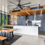 Caesarstone Kitchen Benchtop and Splashback Empira White - Black Tempal - Excava_Colour 4