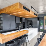 Caesarstone Kitchen Benchtop and Splashback Empira White - Black Tempal - Excava_Colour 5