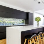 5031 Statuario Maximus - Black and White Kitchen - Premier Kitchen