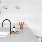 Caesarstone_White Kitchen Benchtop and Splashback_Fresh Concrete_Colour 1
