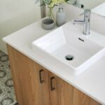 Caesarstone 6011 Intense White - Bathroom Vanity