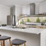 Caesarstone 6011 Intense White Kitchen