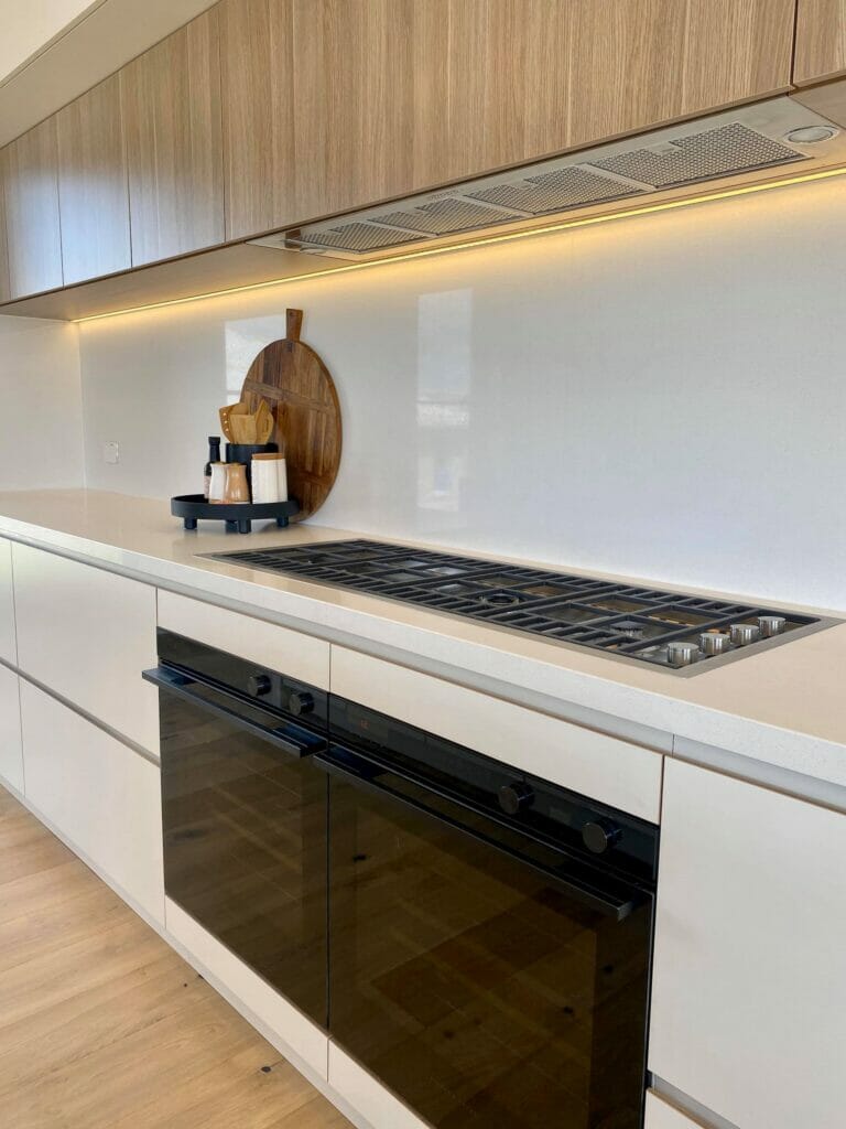 Caesarstone 6011 Intense White - Macarthur Marble Granite Kitchen