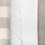 farmhouse materials decorated and rough textiles