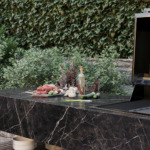 Caesarstone® 511 Smokestone™ Outdoor Kitchen