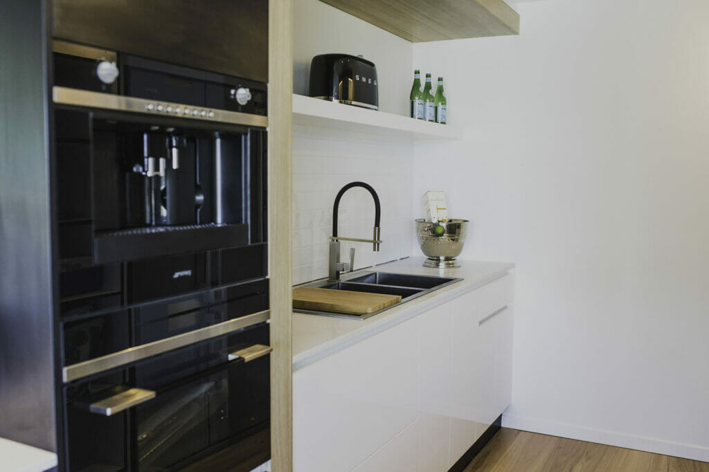 House rules renovation side kitchen with caesarstone