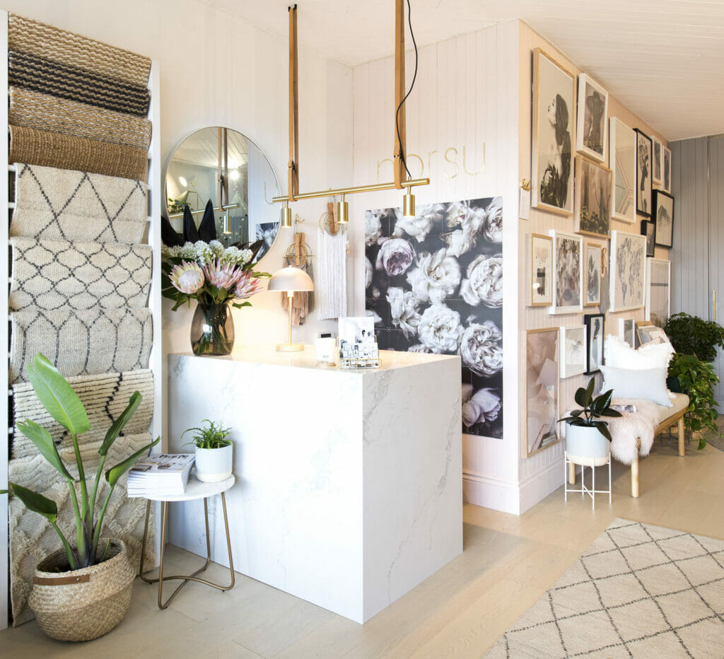 High Street High - Norsu Brighton retail store with ceasarstone benchtop design