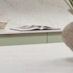 Caesarstone Lunar Frost and Marbannova surfaces in kitchen - Level Built_SummerHill-AUS