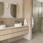 Bathroom made of Caesarstone Mineral