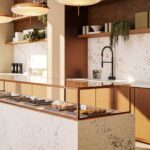 Caesarstone 5105 Calacatta Dreamwave Kitchen