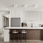 Caesarstone 5132 Celestial Sky surface in modern kitchen