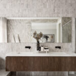 Caesarstone 5132 Celestial Sky surface in modern kitchen