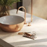 Caesarstone 5144 RossaNova Bathroom