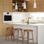 Caesarstone 5144 RossaNova Kitchen