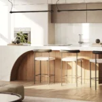 Caesarstone 5441 Glacier Flow Kitchen