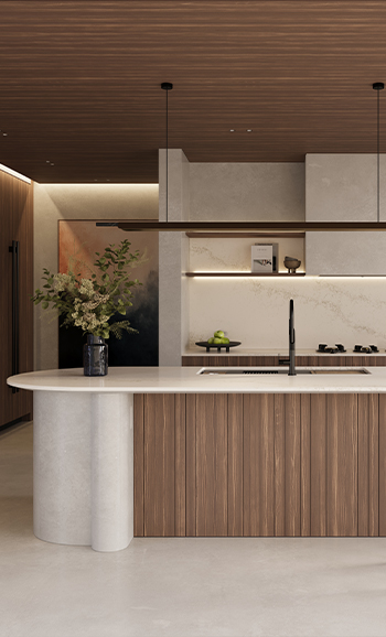 Caesarstone ICON 5132 Celestial Sky Kitchen