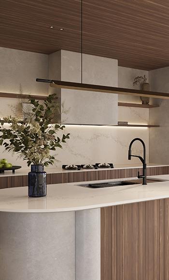 Caesarstone ICON 5132 Celestial Sky Kitchen