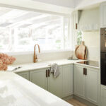 Caesarstone ICON 8252 Sedara surface in farmahouse kitchen - AUS project