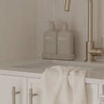 Caesarstone ICON 5444 Lunar Frost in laundry room