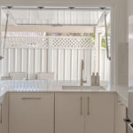 Caesarstone ICON 5444 Lunar Frost in modern kitchen