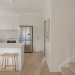 Caesarstone ICON 5444 Lunar Frost in modern kitchen