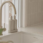 Caesarstone ICON 5444 Lunar Frost in modern kitchen
