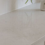 Caesarstone ICON 5444 Lunar Frost in modern kitchen
